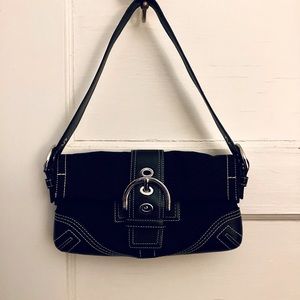 Coach 3628 Signature Soho Baguette small mini Shoulder Bag
